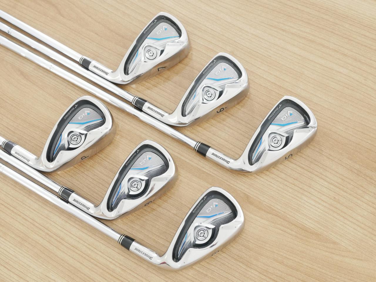 Iron set : Tourstage : ชุดเหล็ก Tourstage VIQ มีเหล็ก 5-Pw (6 ชิ้น) ก้านเหล็ก GS85 R300