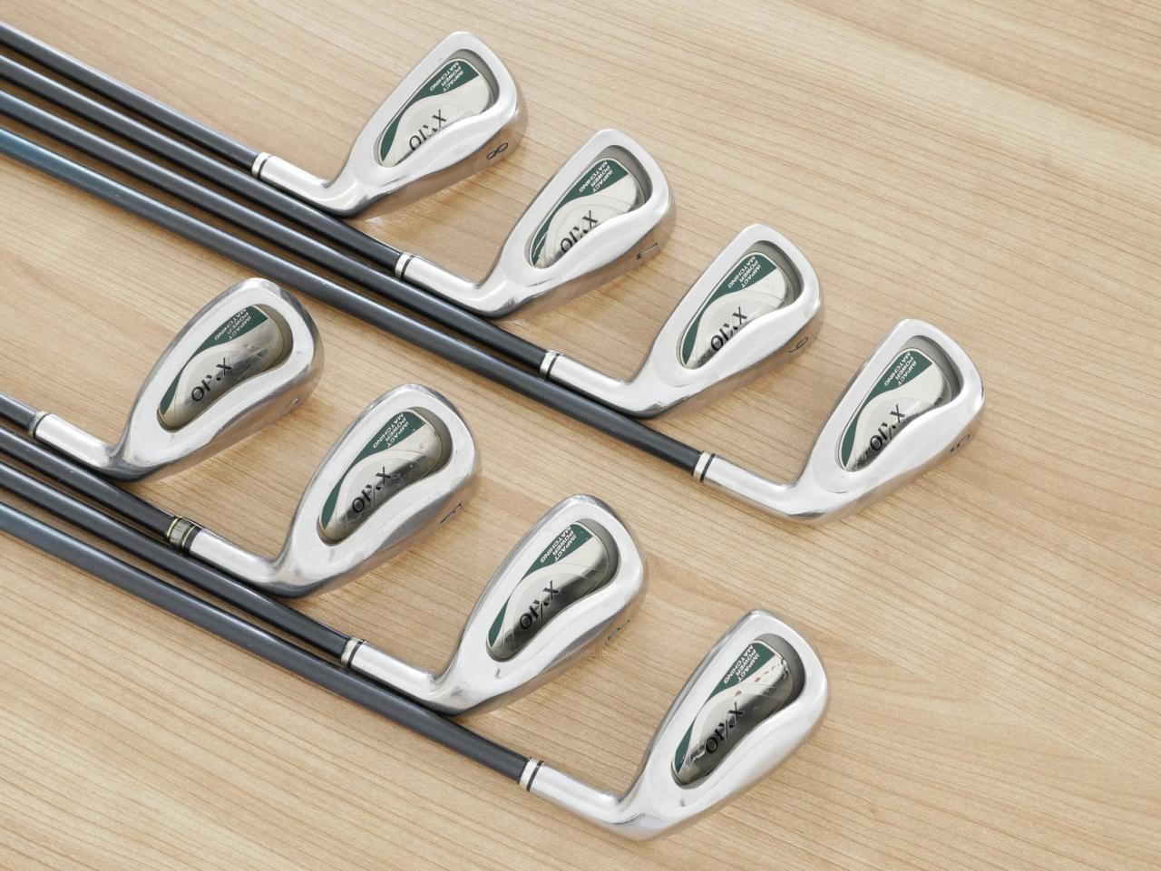 Iron set : XXIO : ชุดเหล็ก XXIO Impact Power Matching 5 มีเหล็ก 5-Pw,Aw,Sw (8 ชิ้น) ก้านกราไฟต์ 