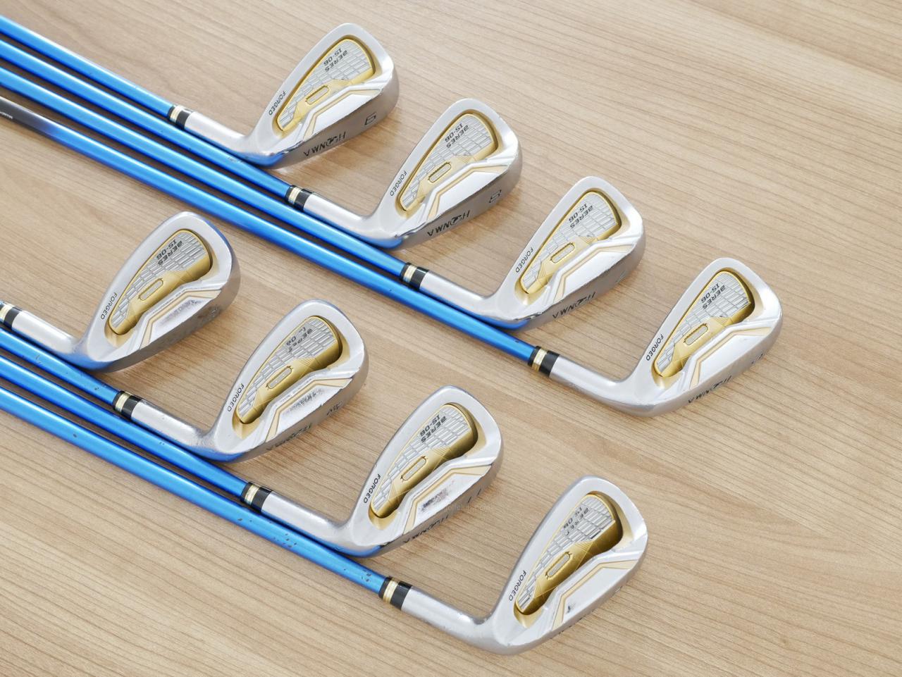 Iron set : Honma : ชุดเหล็ก Honma Beres IS-06 Forged (ปี 2019) มีเหล็ก 6-11,Aw,Sw (8 ชิ้น เทียบเท่า 5-Pw,Aw,Sw) ก้าน ARMRQ X (52) Flex R (2 ดาว)