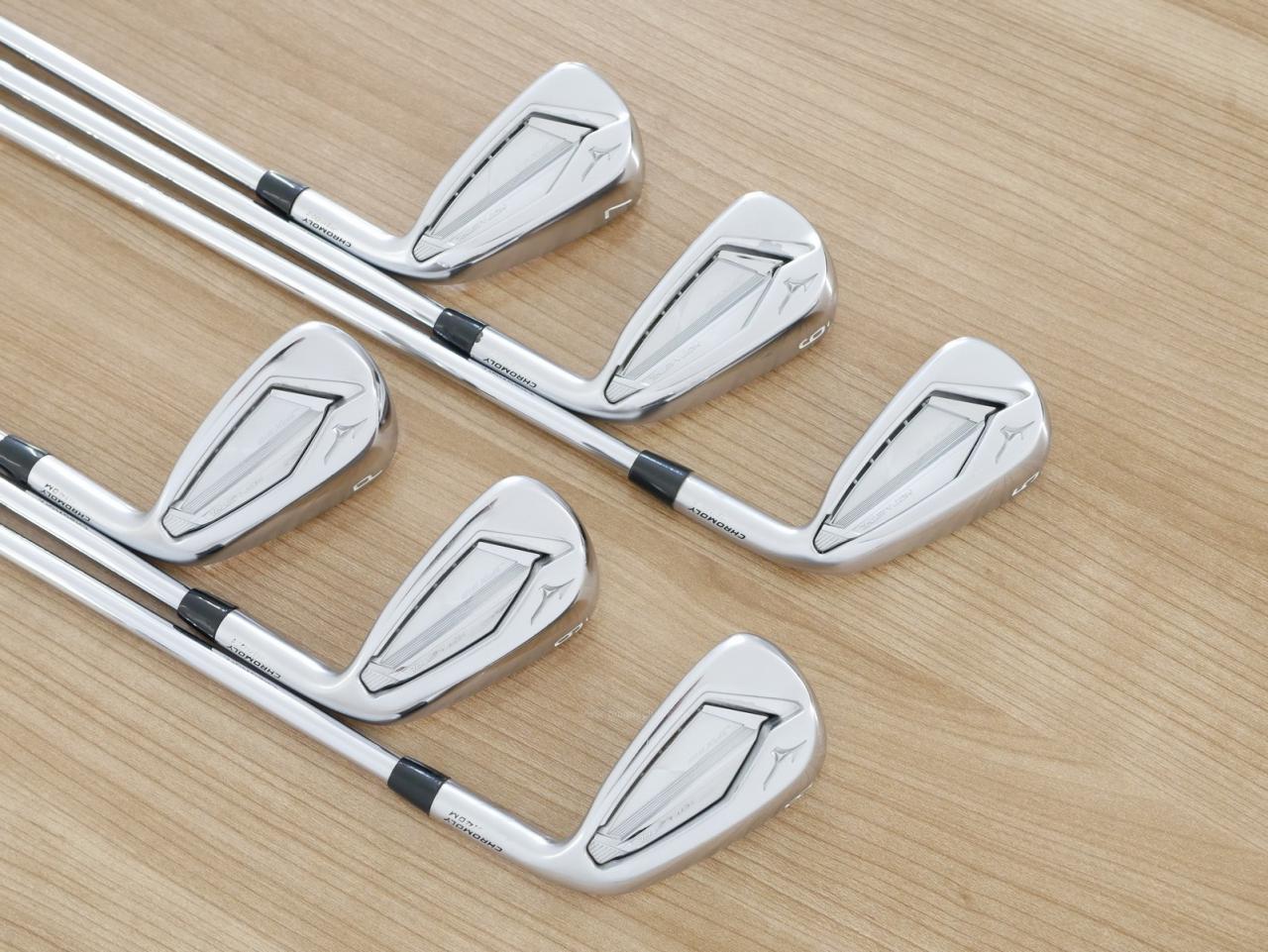 Iron set : Mizuno : ชุดเหล็ก Mizuno JPX 919 Hot Metal (ออกปี 2019 ตัวท๊อป ใบใหญ่ ไกล หน้าเด้ง) มีเหล็ก 5-Pw (6 ชิ้น) ก้านเหล็ก NS Pro 880 AMC Flex S