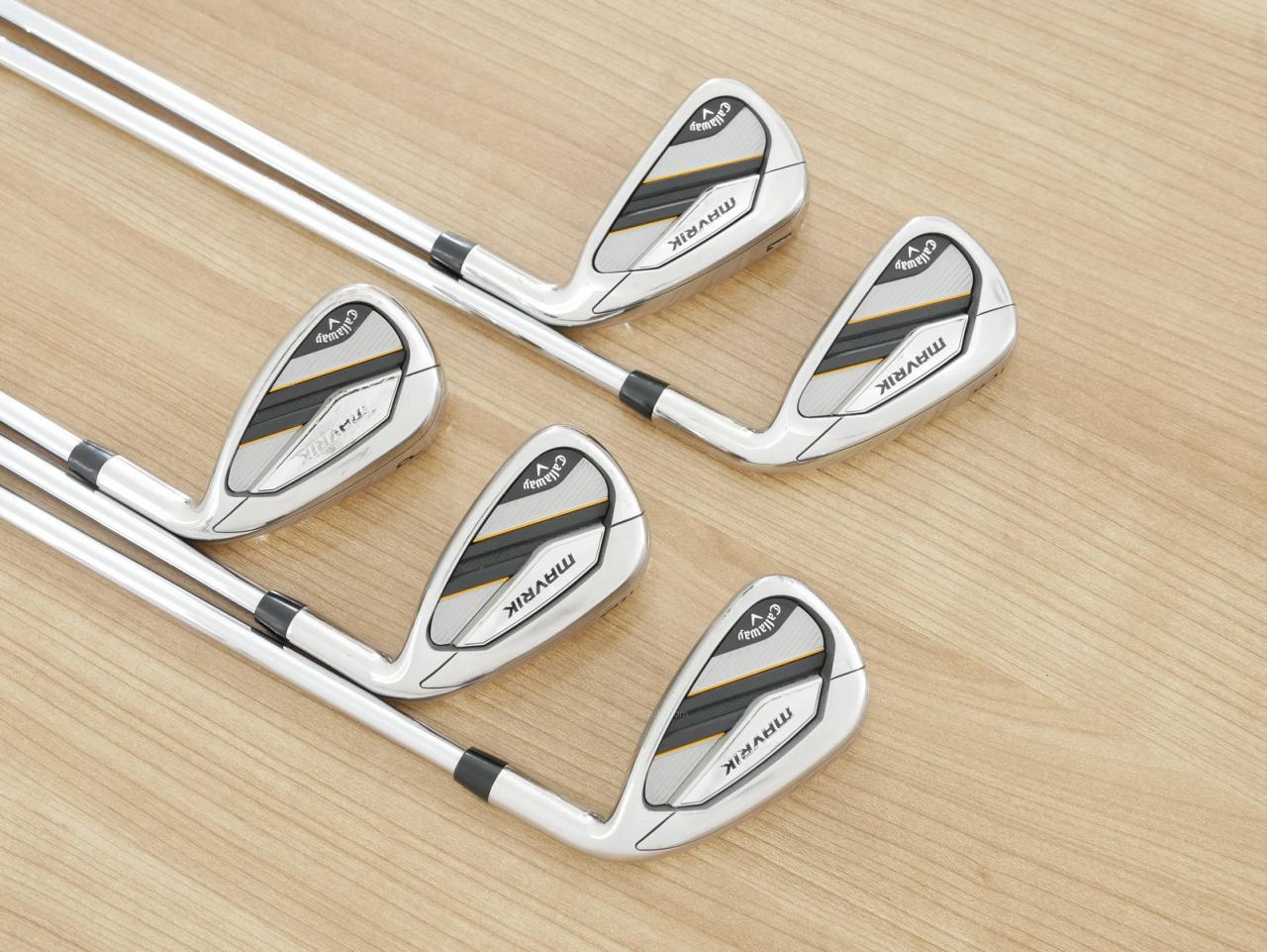 Iron set : Callaway : ชุดเหล็ก Callaway Mavrik (ปี 2020 ตีง่าย ไกลมากๆ) มีเหล็ก 6-Pw (5 ชิ้น) ก้านเหล็ก NS Pro Zelos 7 Flex S