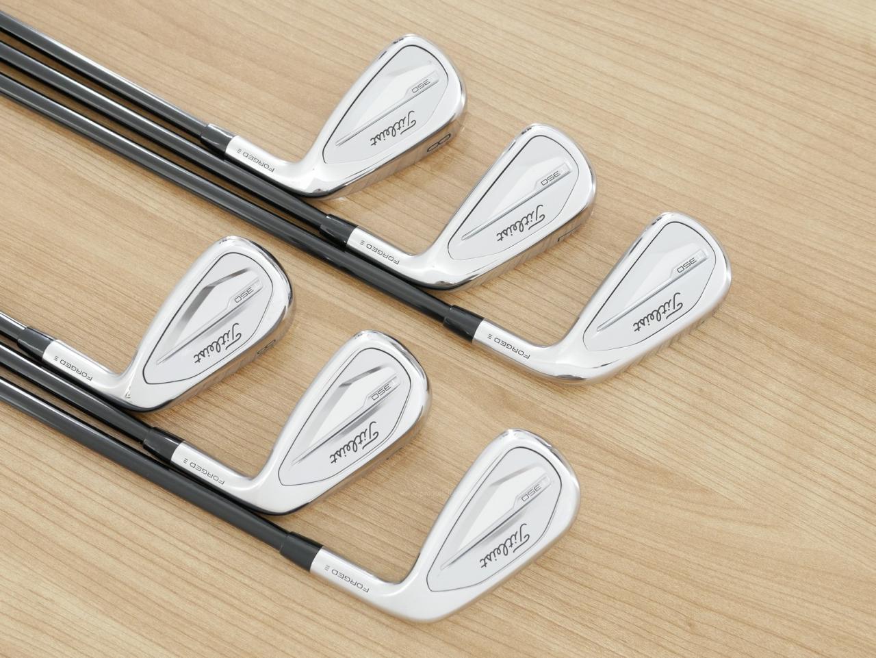 Iron set : Titleist : ชุดเหล็ก Titleist T350 Forged (ออกปี 2023) มีเหล็ก 6-Pw,48 (6 ชิ้น) ก้านกราไฟต์ Mitsubishi TENSEI AM2 Flex S