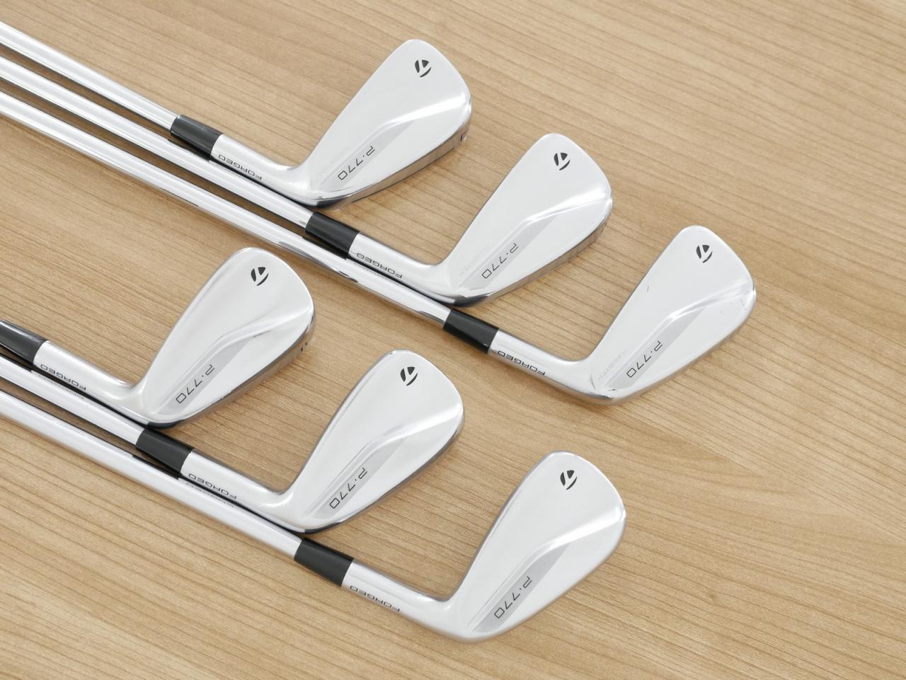 Iron set : Taylormade : ชุดเหล็ก Taylormade P770 Forged (ปี 2021 นุ่ม แน่น) มีเหล็ก 5-Pw (6 ชิ้น) ก้านเหล็ก NS Pro Modus 105 Flex R