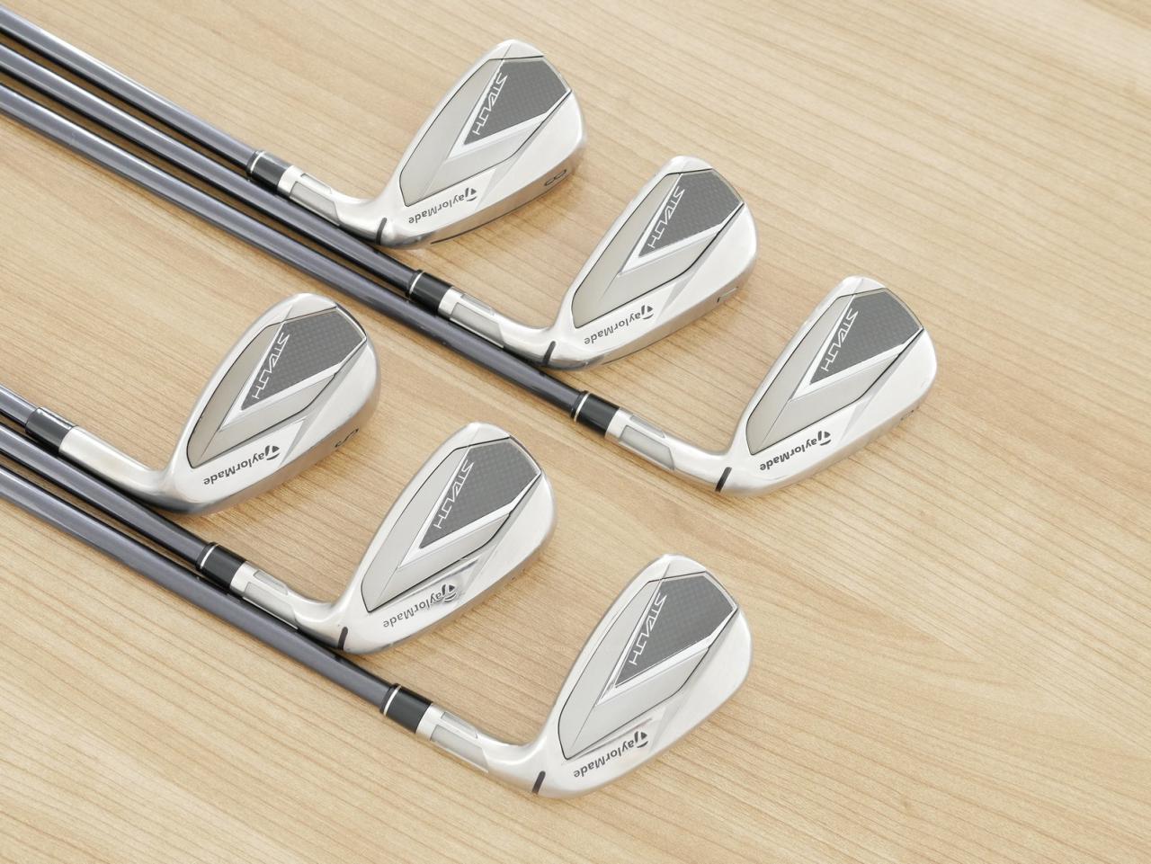 Iron set : Taylormade : ชุดเหล็ก Taylormade Stealth (ออกปี 2022 Japan Spec.) มีเหล็ก 6-Pw,Sw (6 ชิ้น) ก้านกราไฟต์ Mitsubishi Tensei TM60 Flex R