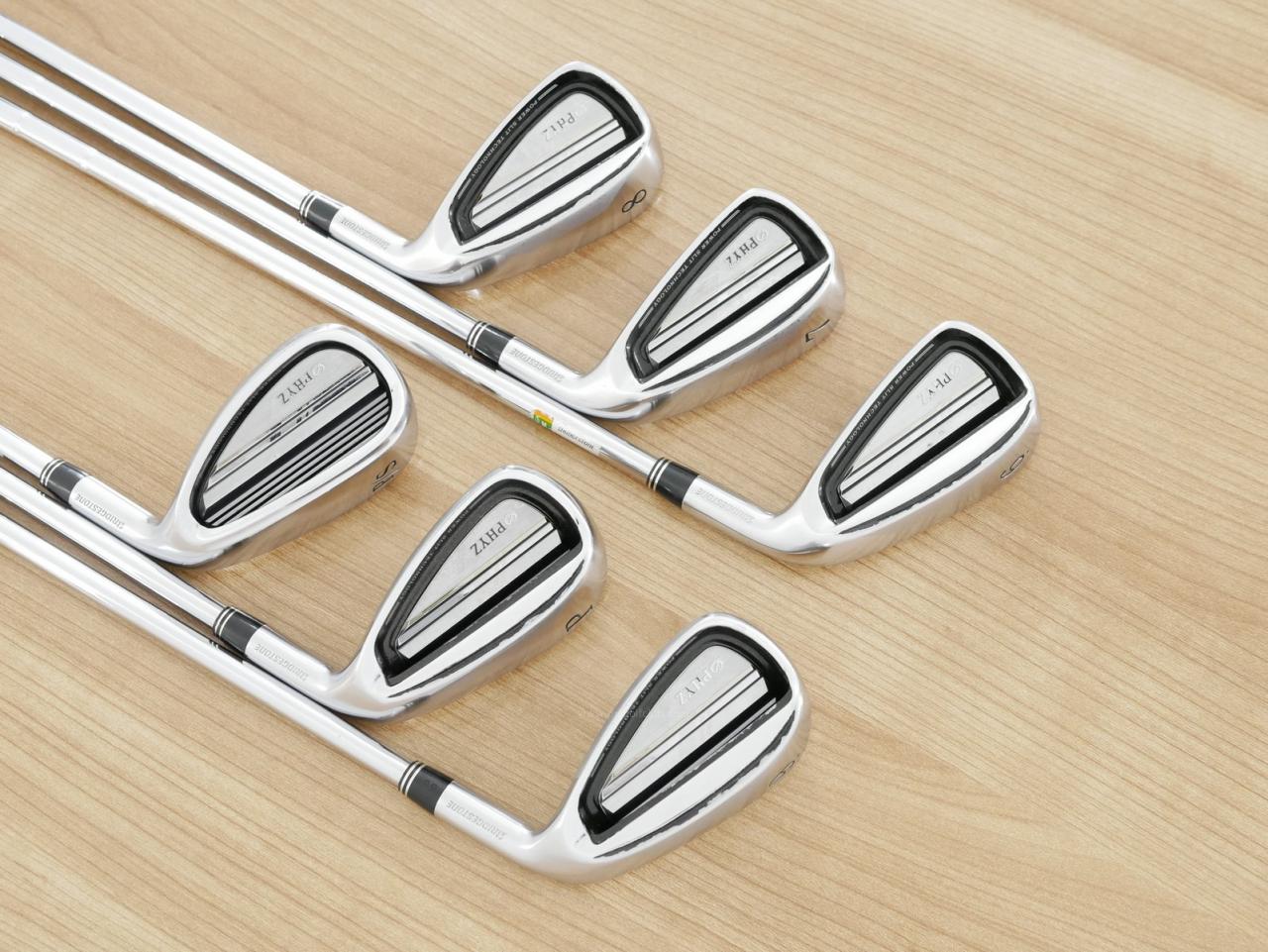 Iron set : Tourstage : ชุดเหล็ก Tourstage PHYZ III (ปี 2017 ซีรี่ย์ท๊อป ใบใหญ่ ตีง่าย ไกล) มีเหล็ก 6-Pw,Aw (6 ชิ้น) ก้านเหล็ก NS Pro 900 Flex R