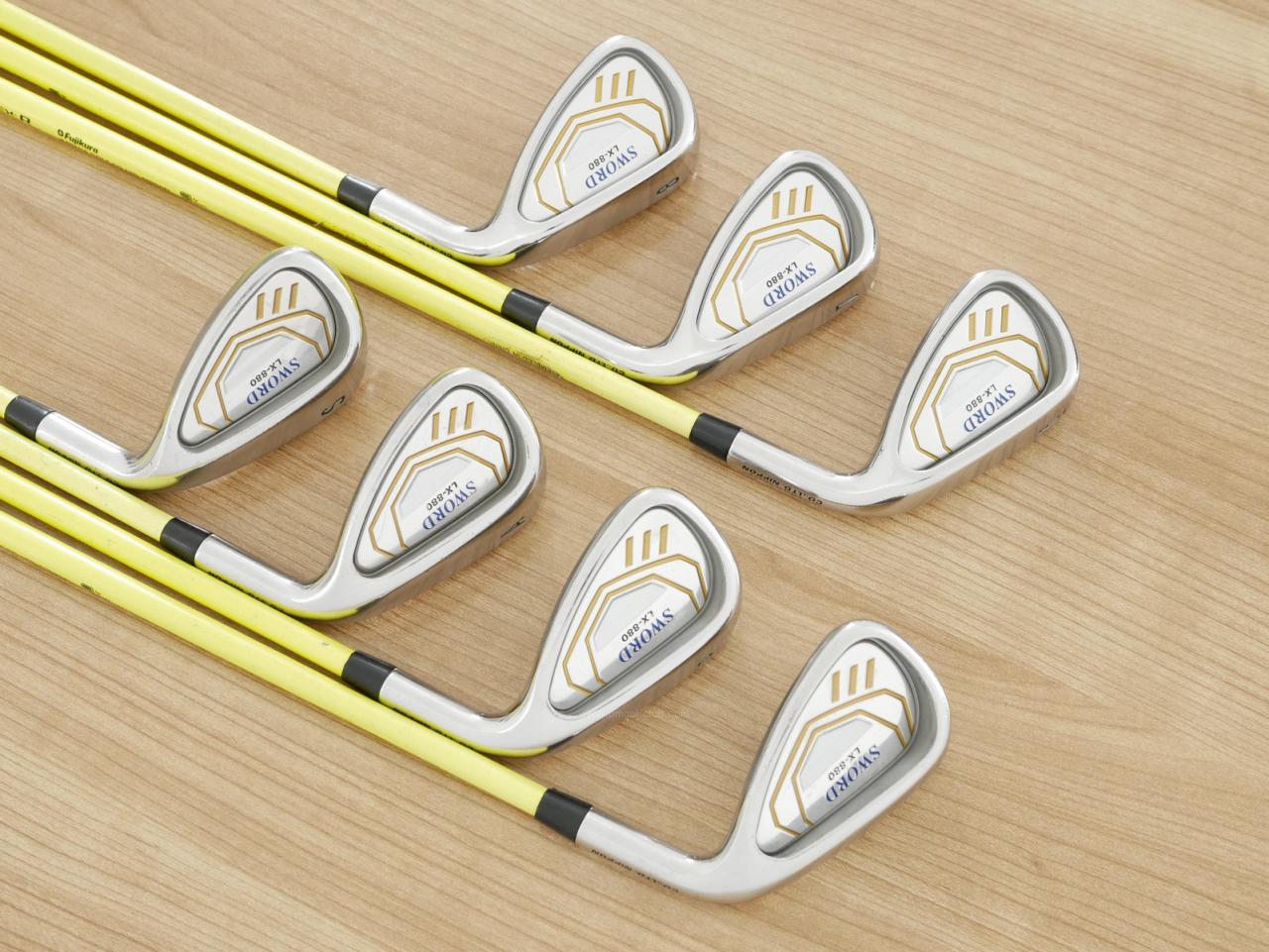 Iron set : Katana : ชุดเหล็ก Katana Sword LX-880 (ตีง่าย ไกล) มีเหล็ก 6-Pw,Aw,Sw (7 ชิ้น) ก้านกราไฟต์ Fujikura Speeder Five Flex R