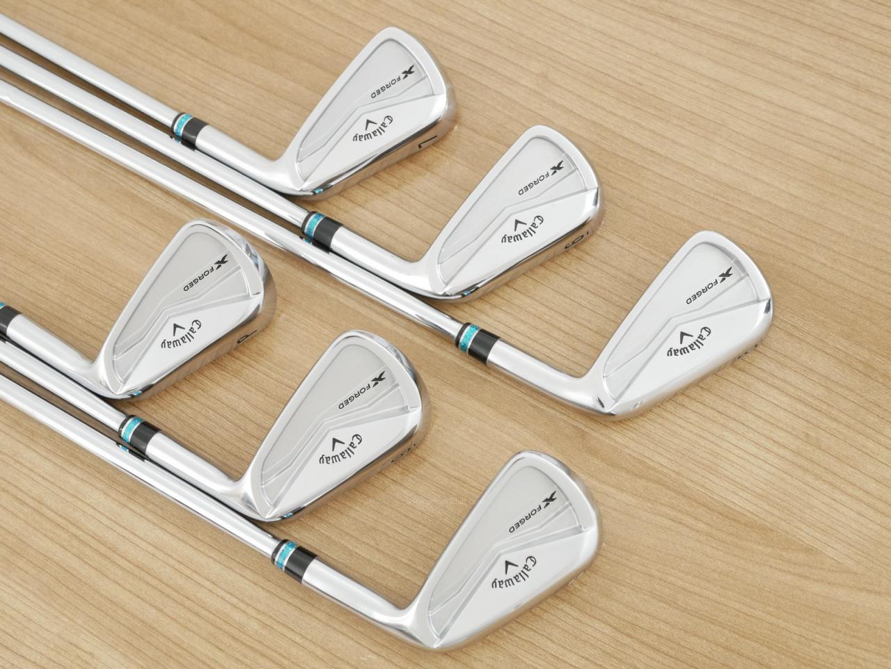 Iron set : Callaway : ชุดเหล็ก Callaway X Forged (ออกปี 2024 นุ่ม แน่น หล่อมาก) มีเหล็ก 5-Pw (6 ชิ้น) ก้านเหล็ก NS Pro Modus 115 Flex S