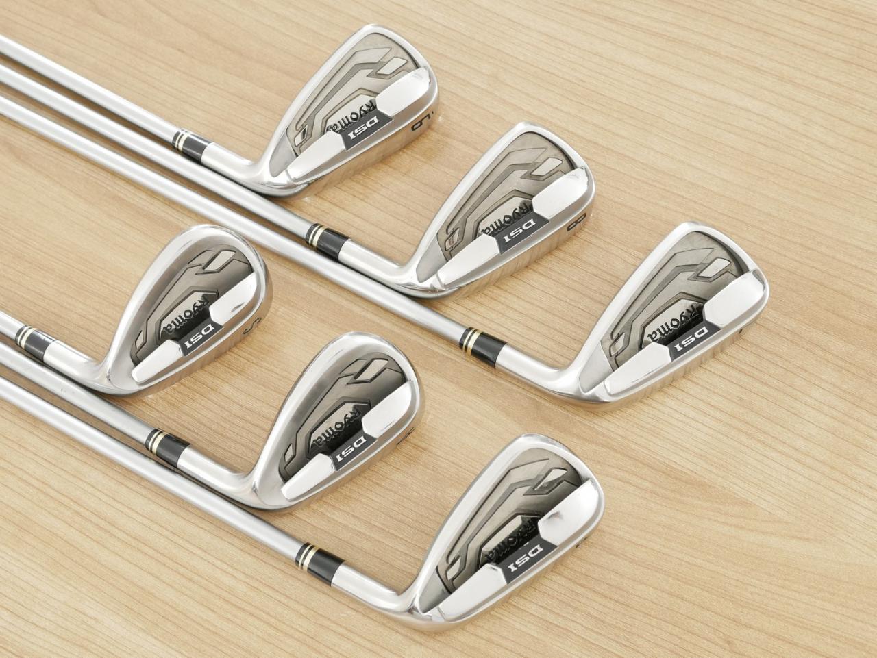 Iron set : Other Brand : ชุดเหล็ก Ryoma DSI (ตีง่ายมาก ไกลมากๆ หายากสุดๆ) มีเหล็ก 7-Pw,Aw,Sw (6 ชิ้น) ก้านตัวท็อป RYOMA BEYOND POWER IRON FLEX ∞