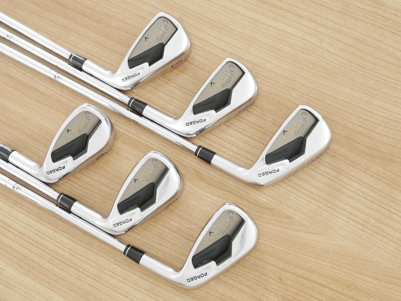 Iron set : Callaway : ชุดเหล็ก Callaway Legacy V (Forged) มีเหล็ก 5-Pw (6 ชิ้น) ก้านเหล็ก Memphis 10 Flex SR