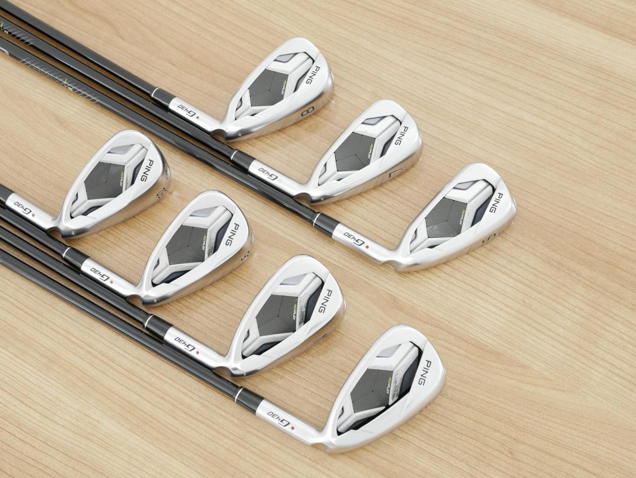 Iron set : Ping : ชุดเหล็ก Ping G430 (ออกปี 2023 Japan Spec. ใบใหญ่ ง่าย ไกล) มีเหล็ก 6-W,45,50 (7 ชิ้น) ก้านกราไฟต์ Ping ALTA J CB Flex R