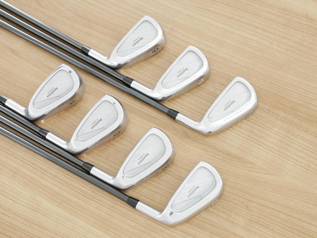 Iron set : Tourstage : ชุดเหล็ก Tourstage V300 (Forged) มีเหล็ก 4-Pw (7 ชิ้น) ก้านกราไฟต์ Fujikura Rombax 7E06 Flex R