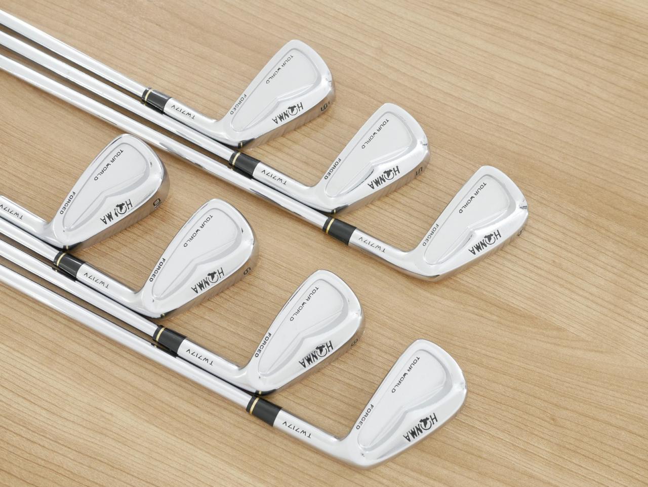 Iron set : Honma : ชุดเหล็ก Honma Tour World TW717V (Forged ปี 2015) มีเหล็ก 4-10 (7 ชิ้น) ก้านเหล็ก NS Pro Modus 120 Flex S