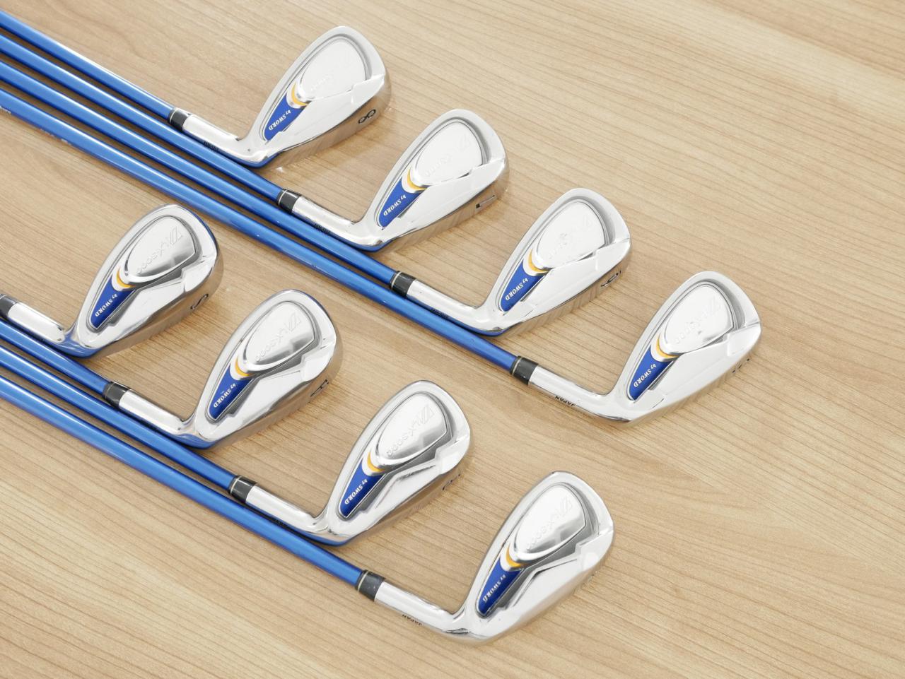 Iron set : Katana : ชุดเหล็ก Katana Sword LX-3000 มีเหล็ก 5-Pw,Aw,Sw (8 ชิ้น) ก้านกราไฟต์ Flex R