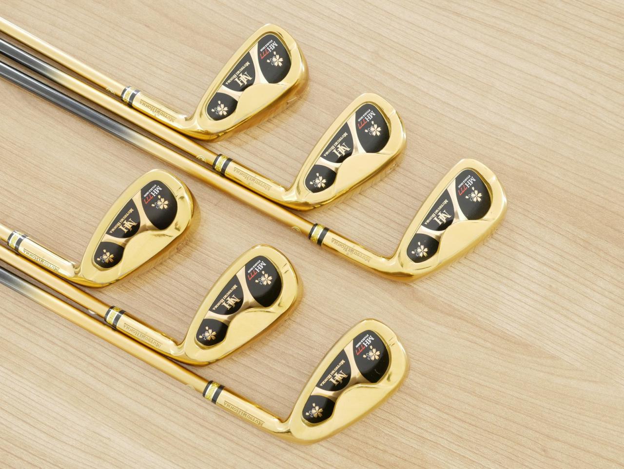 Iron set : Other Brand : ชุดเหล็ก Mutsumi Honma MH777 One Length (ใบใหญ่ ตีง่าย ไกล) มีเหล็ก 5-Pw (6 ชิ้น) ก้านกราไฟต์ Flex SR