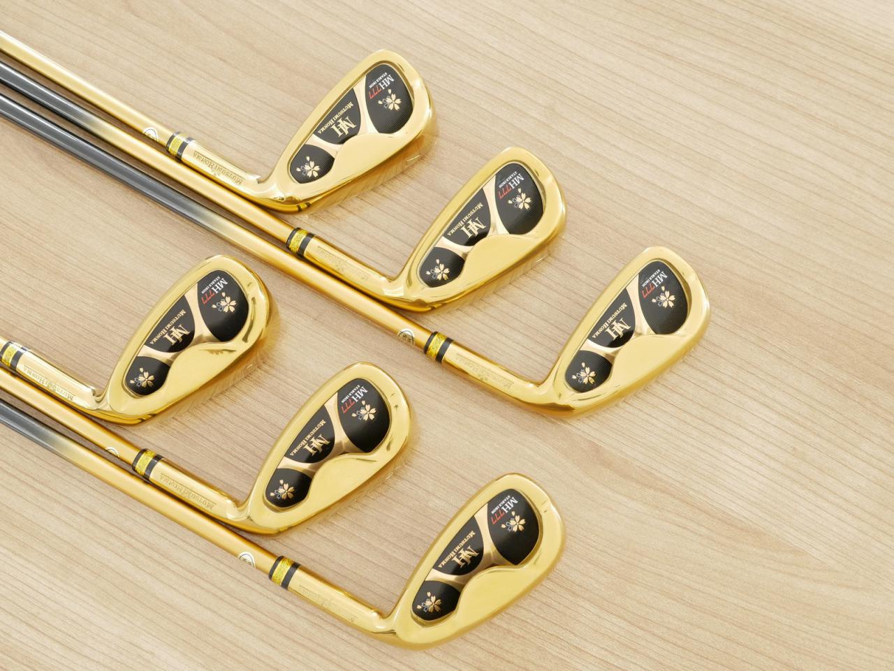 Iron set : Other Brand : ชุดเหล็ก Mutsumi Honma MH777 One Length (ใบใหญ่ ตีง่าย ไกล) มีเหล็ก 5-Pw (6 ชิ้น) ก้านกราไฟต์ Flex R