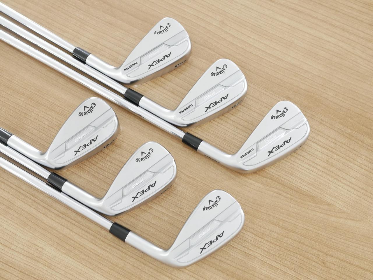 Iron set : Callaway : ชุดเหล็ก Callaway APEX Pro Forged (ออกปี 2022) มีเหล็ก 5-Pw (6 ชิ้น) ก้านเหล็ก NS Pro Modus 105 Flex S