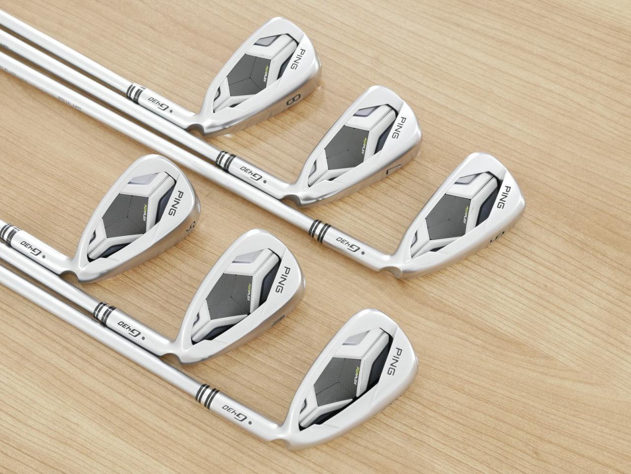 Iron set : Ping : ชุดเหล็ก Ping G430 (ออกปี 2023 Japan Spec. ใบใหญ่ ง่าย ไกล) มีเหล็ก 6-W,45 (6 ชิ้น) ก้านกราไฟต์ Fujikura HL35 Flex R2