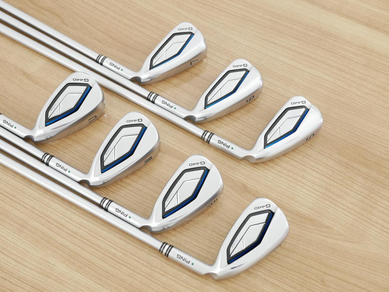 Iron set : Ping : ชุดเหล็ก Ping G440 (รุ่นล่าสุด ออกปี 2025 Japan Spec. ใบใหญ่ ง่าย ไกล) มีเหล็ก 5-W,U (7 ชิ้น) ก้านกราไฟต์ Fujikura MCI 60 Flex R