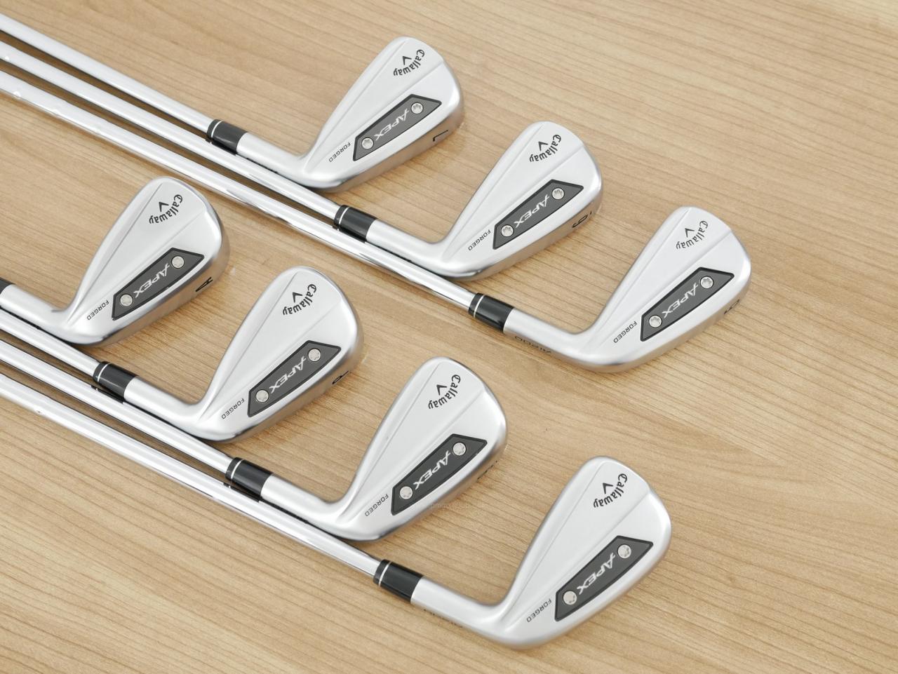 Iron set : Callaway : ชุดเหล็ก Callaway APEX Ai200 Forged (รุ่นล่าสุด ออกปี 2024) มีเหล็ก 5-Pw,Aw (7 ชิ้น) ก้านเหล็ก NS Pro 950 NEO Flex S