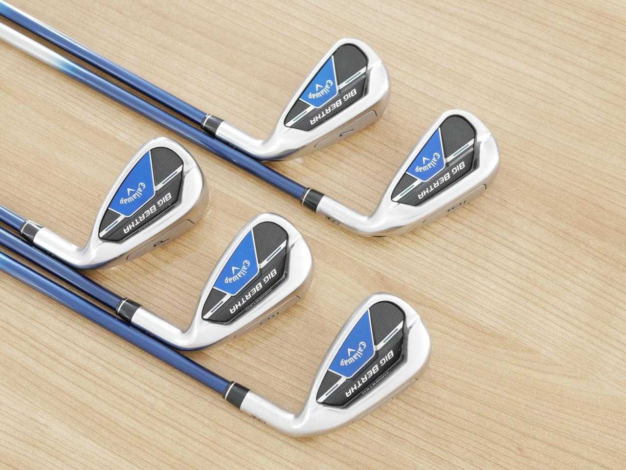 Iron set : Callaway : ชุดเหล็ก Callaway Big Bertha B21 (ออกปี 2021 ตีง่ายที่สุดของ Callaway) มีเหล็ก 6-Pw (5 ชิ้น) ก้านกราไฟต์  Speeder Evolution Flex R