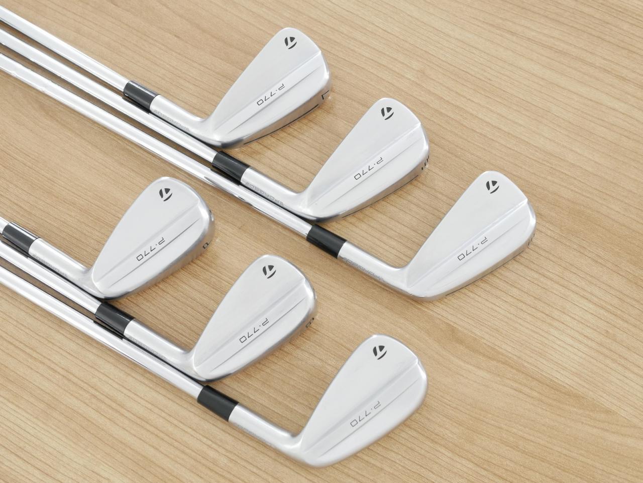 Iron set : Taylormade : ชุดเหล็ก Taylormade P770 Forged (รุ่นล่าสุด ออกปี 2024 นุ่ม แน่น) มีเหล็ก 5-Pw (6 ชิ้น) ก้านเหล็ก NS Pro Modus 105 Flex S