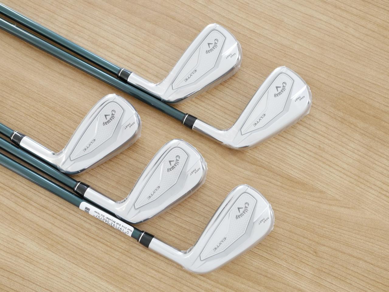 Iron set : Callaway : **ของใหม่ ยังไม่แกะพลาสติก** ชุดเหล็ก Callaway ELYTE Max Fast (รุ่นล่าสุด ออกปี 2025 ตีง่ายมาก ไกล Japan Spec.) มีเหล็ก 6-Pw (5 ชิ้น) ก้านกราไฟต์ UST Mamiya LINQ 40 Flex R