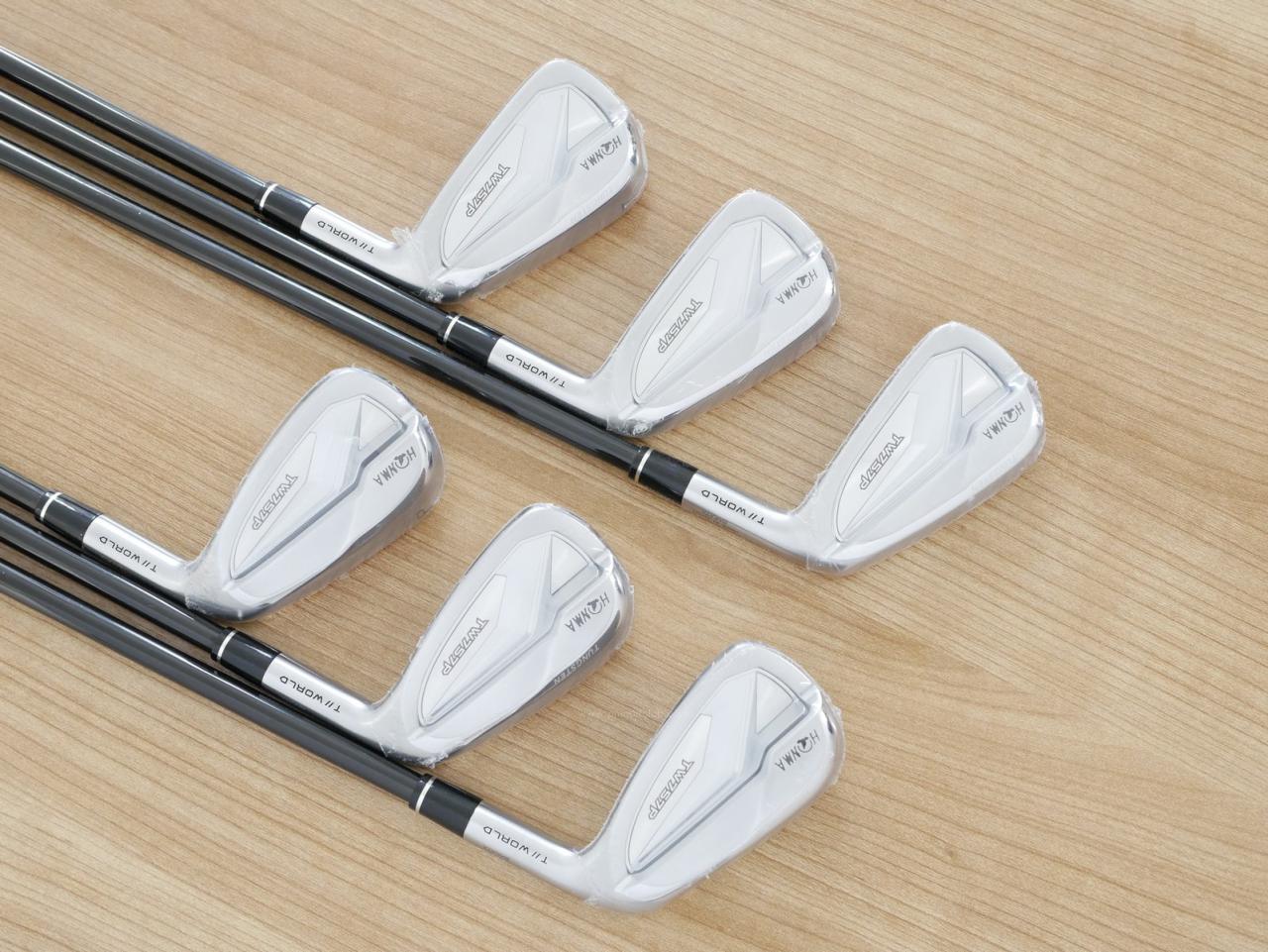 Iron set : Honma : **ของใหม่ ยังไม่แกะพลาสติก** ชุดเหล็ก Honma Tour World TW757P (ออกปี 2022) มีเหล็ก 5-Pw (6 ชิ้น) ก้านกราไฟต์ Honma Vizard 50 Flex R