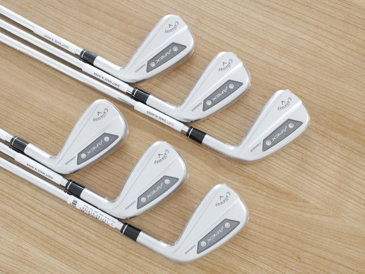 Iron set : Callaway : **ของใหม่ ยังไม่แกะพลาสติก** ชุดเหล็ก Callaway APEX Ai200 Forged (รุ่นล่าสุด ออกปี 2024) มีเหล็ก 5-Pw (6 ชิ้น) ก้านเหล็ก NS Pro 950 NEO Flex S