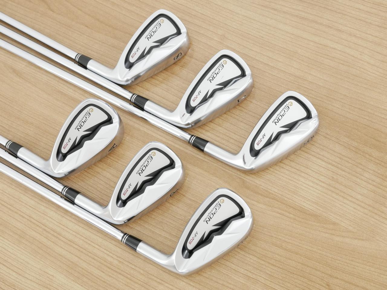 Iron set : Epon : ชุดเหล็ก EPON AF-705 Forged (ใบใหญ่ ตีง่าย ไกล) มีเหล็ก 6-Pw,Aw (6 ชิ้น) ก้านเหล็ก NS Pro ZELOS 7 Flex R