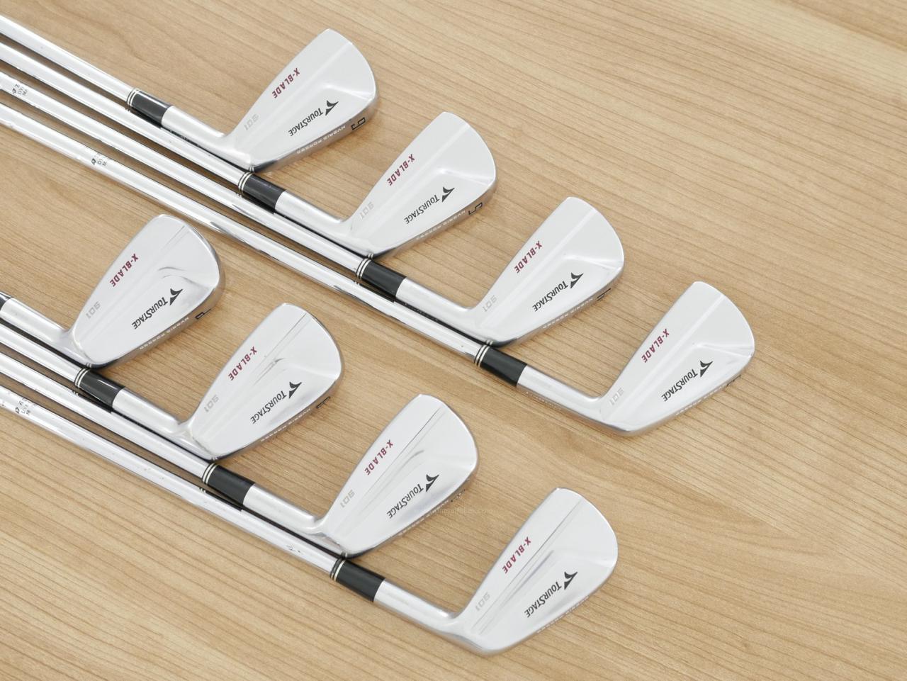 Iron set : Tourstage : ชุดเหล็ก Tourstage X-Blade 901 Forged มีเหล็ก 3-Pw (8 ชิ้น) ก้านเหล็ก Dynamic Gold S200
