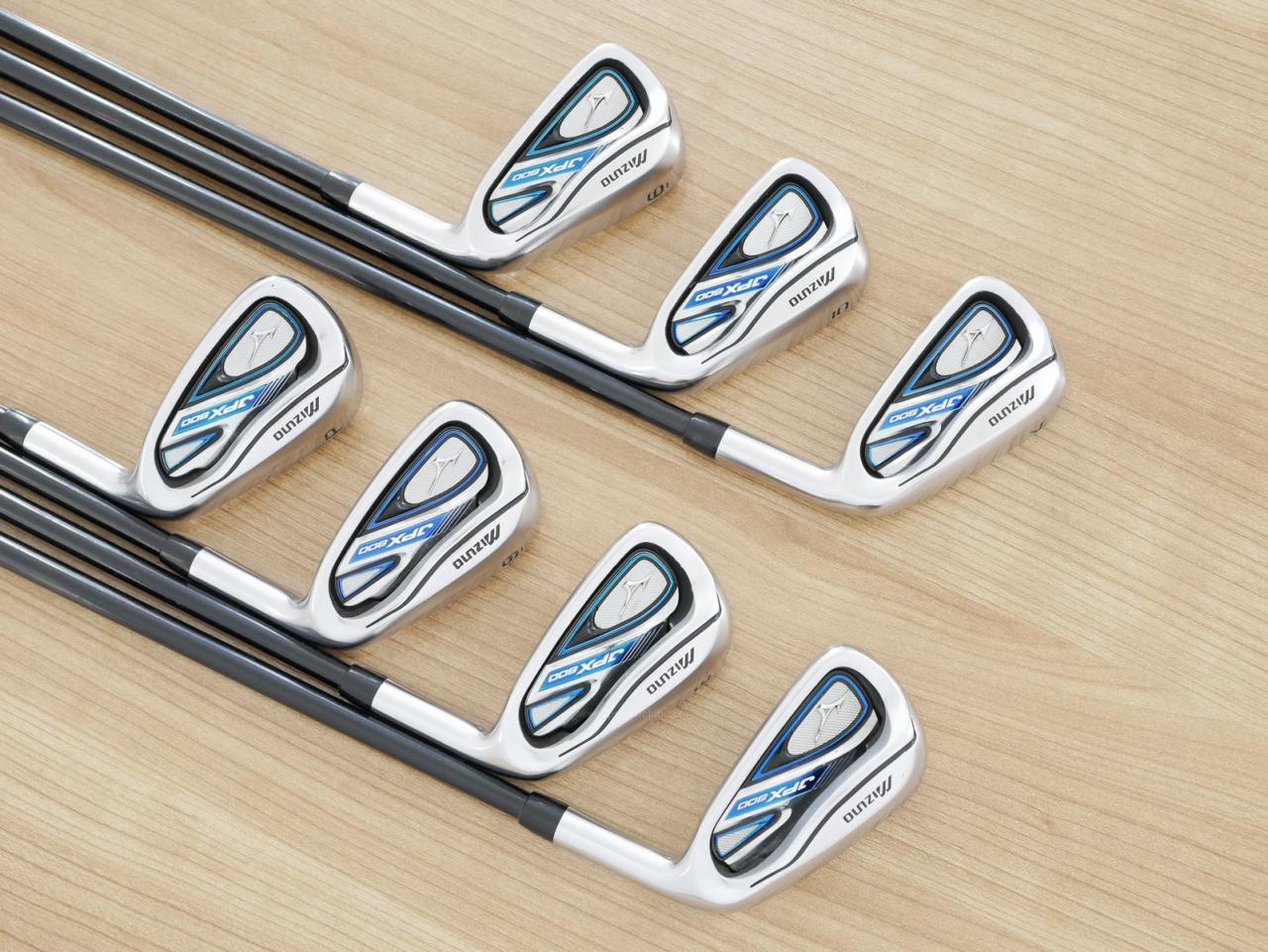 Iron set : Mizuno : ชุดเหล็ก Mizuno JPX 800 มีเหล็ก 4-Pw (7 ชิ้น) ก้านกราไฟต์ Flex R