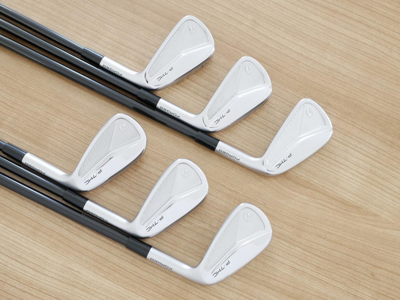Iron set : Taylormade : ชุดเหล็ก Taylormade P7MC Forged (ซีรี่ย์ท้อปสุด ออกปี 2023) มีเหล็ก 5-Pw (6 ชิ้น) ก้านกราไฟต์ Mitsubishi Diamana Thump i95 Flex S