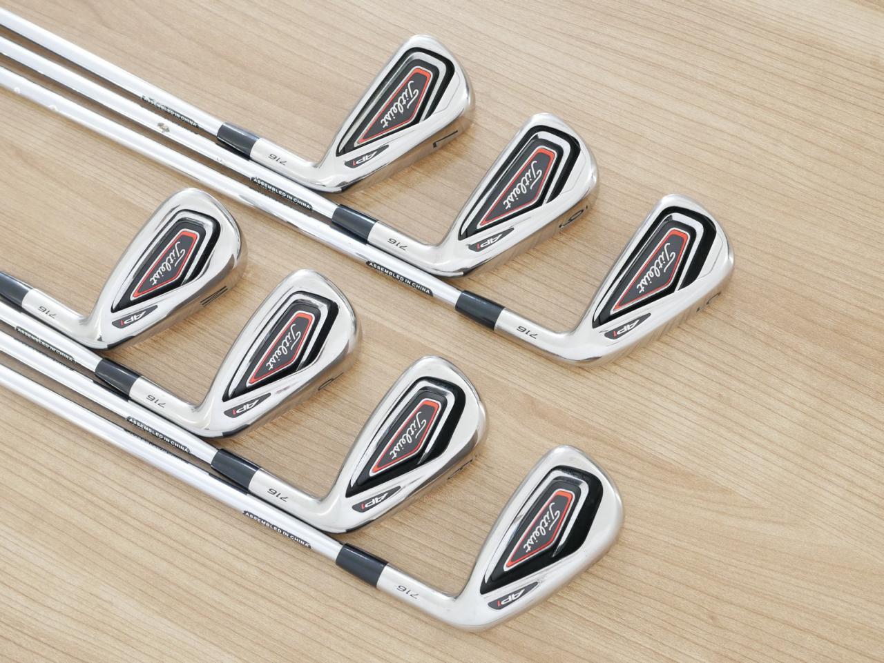 Iron set : Titleist : ชุดเหล็ก Titleist AP1 716 (ออกปี 2016) มีเหล็ก 5-Pw,Aw (7 ชิ้น) ก้านเหล็ก NS Pro 950 Flex R