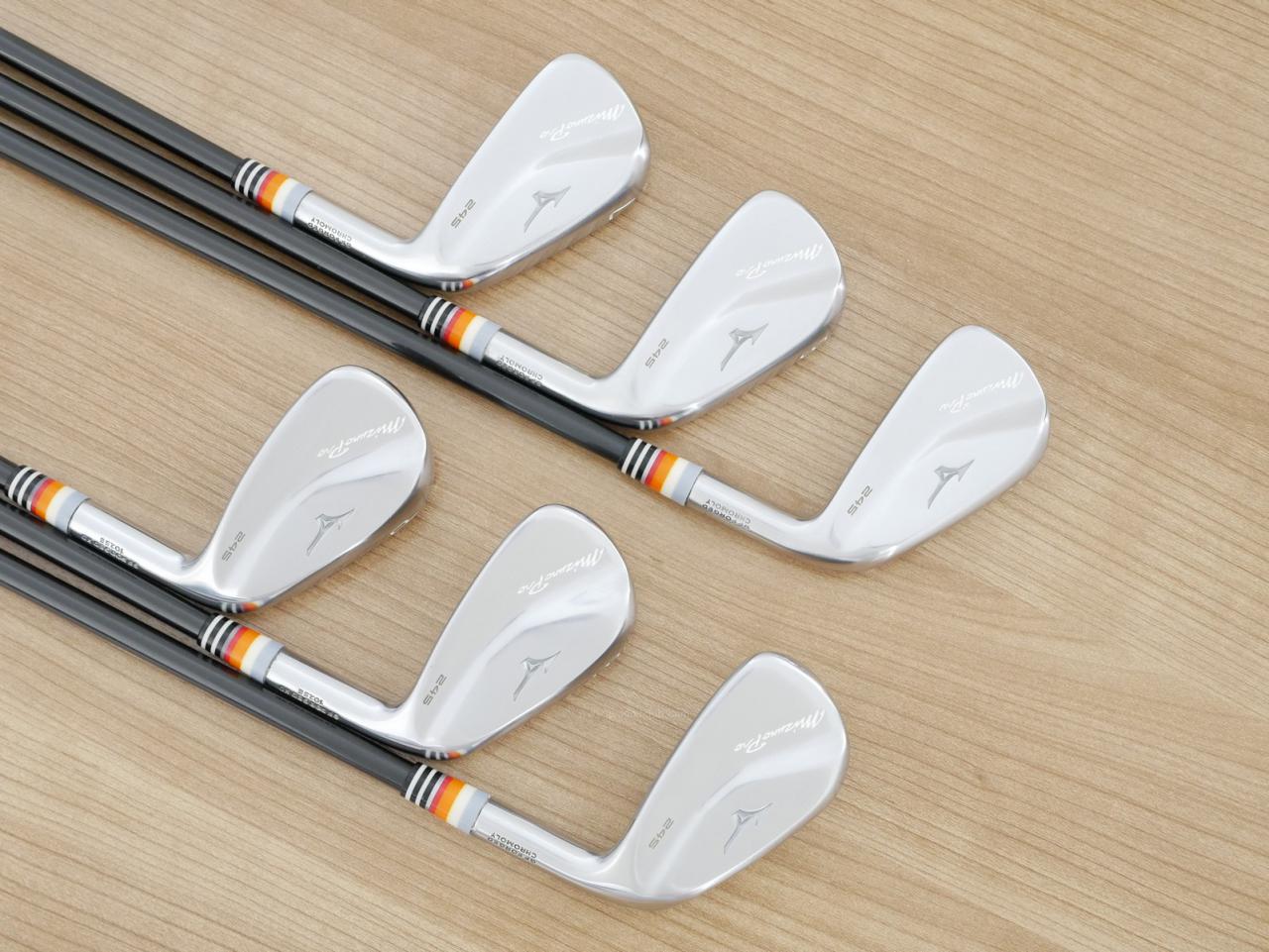 Iron set : Mizuno : ชุดเหล็ก Mizuno Pro 245 Forged (ปี 2024 นุ่ม แน่น ระยะดี) มีเหล็ก 5-Pw (6 ชิ้น) ก้านกราไฟต์ UST Mamiya ATTAS FF 95 Flex S