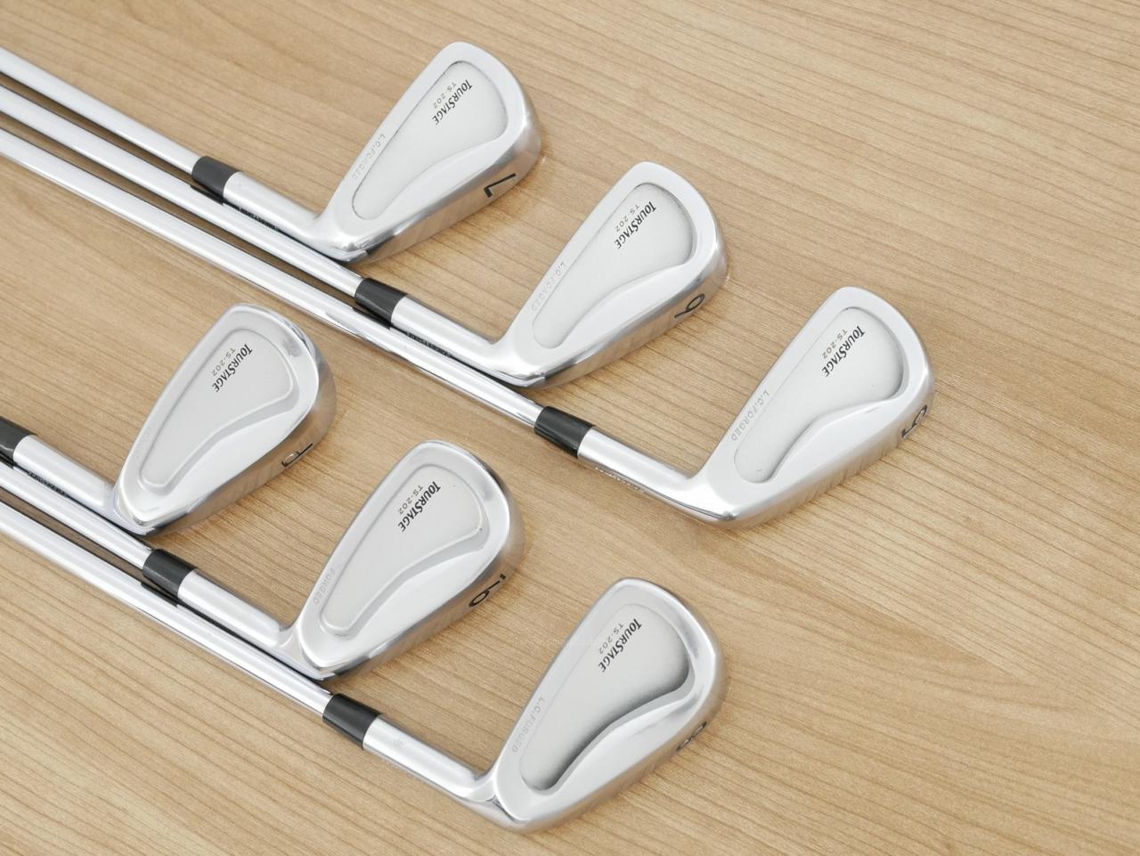 Iron set : Tourstage : ชุดเหล็ก Tourstage TS-202 Forged มีเหล็ก 5-Pw (6 ชิ้น) ก้านเหล็ก NS Pro MODUS 120 Flex S