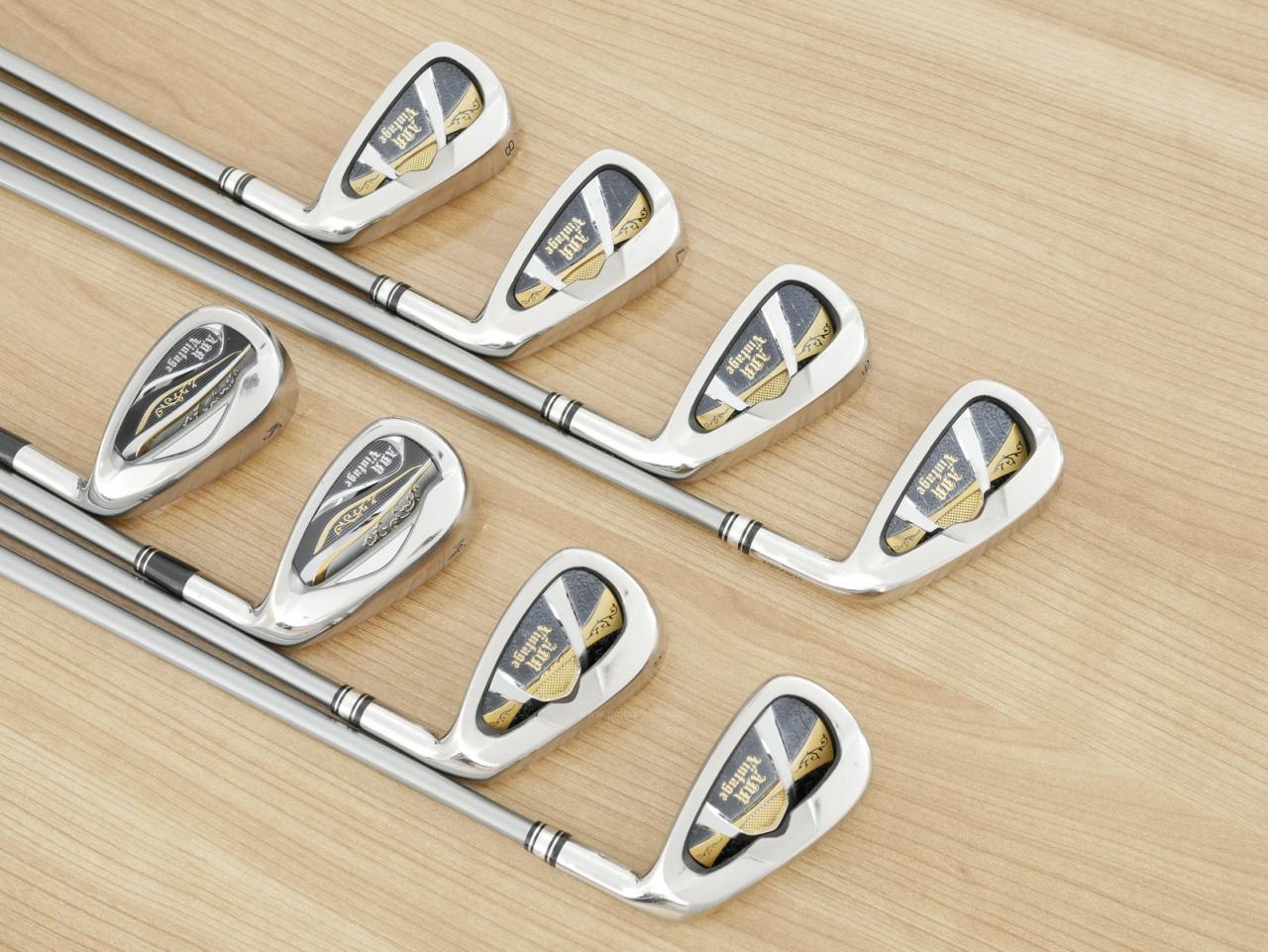 Iron set : Other Brand : ชุดเหล็ก Akira ADR Vintage (รุ่นท๊อปสุด หน้าเด้ง ไกล) มีเหล็ก 5-Pw,Aw,As (8 ชิ้น) ก้านกราไฟต์ Flex R