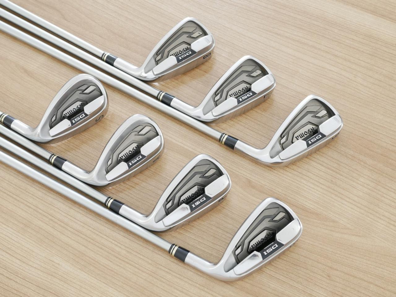 Iron set : Other Brand : ชุดเหล็ก Ryoma DSI (ตีง่ายมาก ไกลมากๆ หายากสุดๆ) มีเหล็ก 6-Pw,Aw,Sw (7 ชิ้น เหล็ก 6 ระยะเท่าเหล็ก 5 รุ่นอื่น) ก้านกราไฟต์ Tour AD Flex SR