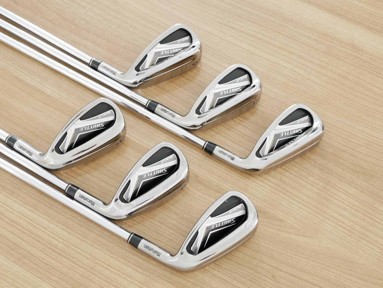 Iron set : Maruman : ชุดเหล็ก Maruman Shuttle NX-1 (ออกปี 2018 หน้าเด้งสุดๆ โกงสุดๆ เหล็ก 7 Loft 27) มีเหล็ก 6-Pw,Pa (6 ชิ้น) ก้านเหล็ก NS Pro Zelos 7 Flex R