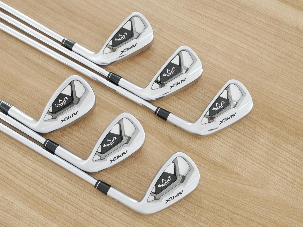Iron set : Callaway : ชุดเหล็ก Callaway APEX Forged (รุ่นปี 2022) มีเหล็ก 5-Pw (6 ชิ้น) ก้านเหล็ก NS Pro ZELOS 8 Flex S