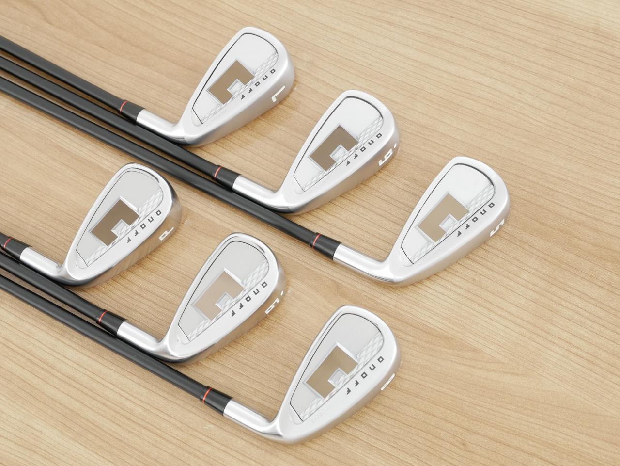 Iron set : Daiwa : ชุดเหล็ก Daiwa OnOff AKA (ออกปี 2024 ตีง่าย ไกล หน้าเด้ง บางเพียง 1.9 มิล) มีเหล็ก 5-Pw (6 ชิ้น) ก้านกราไฟต์ KBS PGI 60 Flex R