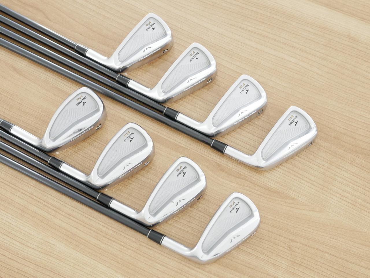 Iron set : Tourstage : ชุดเหล็ก Tourstage VIQ (Forged) มีเหล็ก 4-Pw,Aw (8 ชิ้น) ก้านกราไฟต์ Flex S