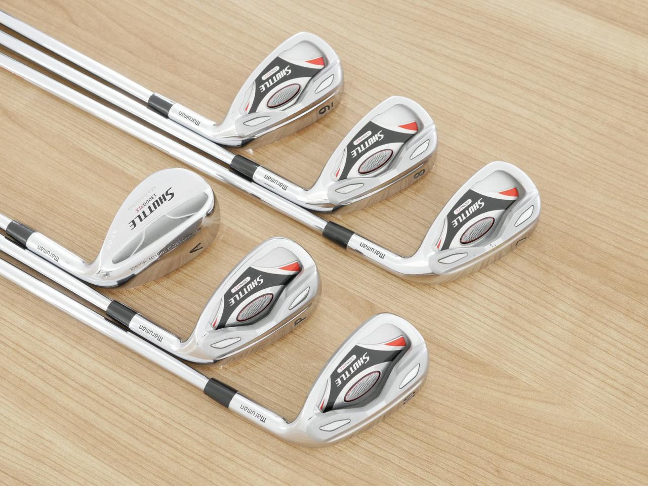 Iron set : Maruman : ชุดเหล็กกระเทย Maruman Shuttle i3000Mx (ตีง่ายมากๆ) มีเหล็ก 7-10,Pw,Aw (6 ชิ้น) ก้านเหล็ก NS Pro Modus 120 Flex S