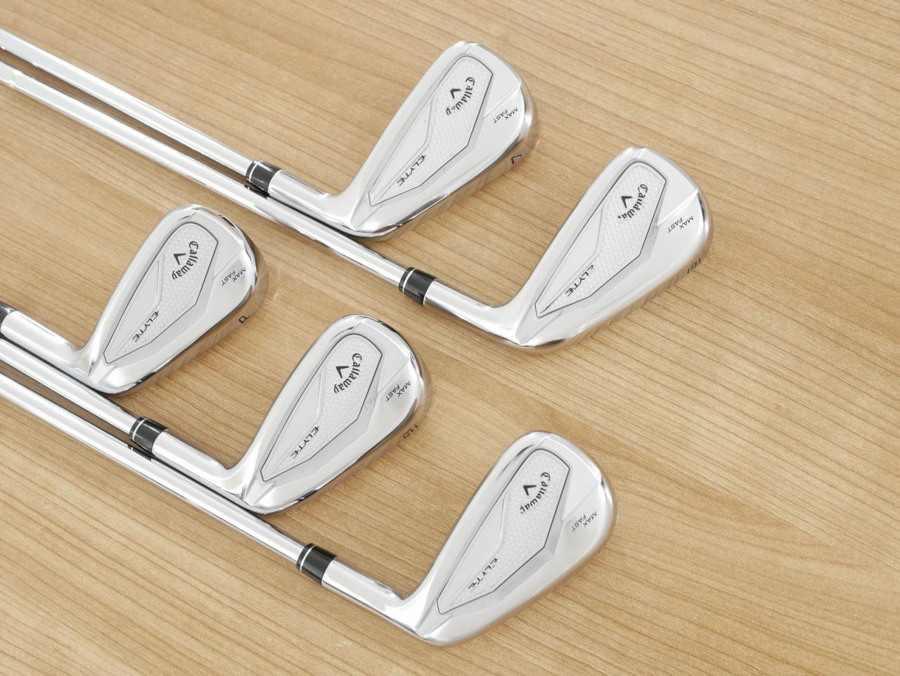 Iron set : Callaway : ชุดเหล็ก Callaway ELYTE Max Fast (ออกปี 2025 ตีง่ายมาก ไกล Japan Spec.) มีเหล็ก 6-Pw (5 ชิ้น) ก้านเหล็ก NS Pro 850 NEO Flex S