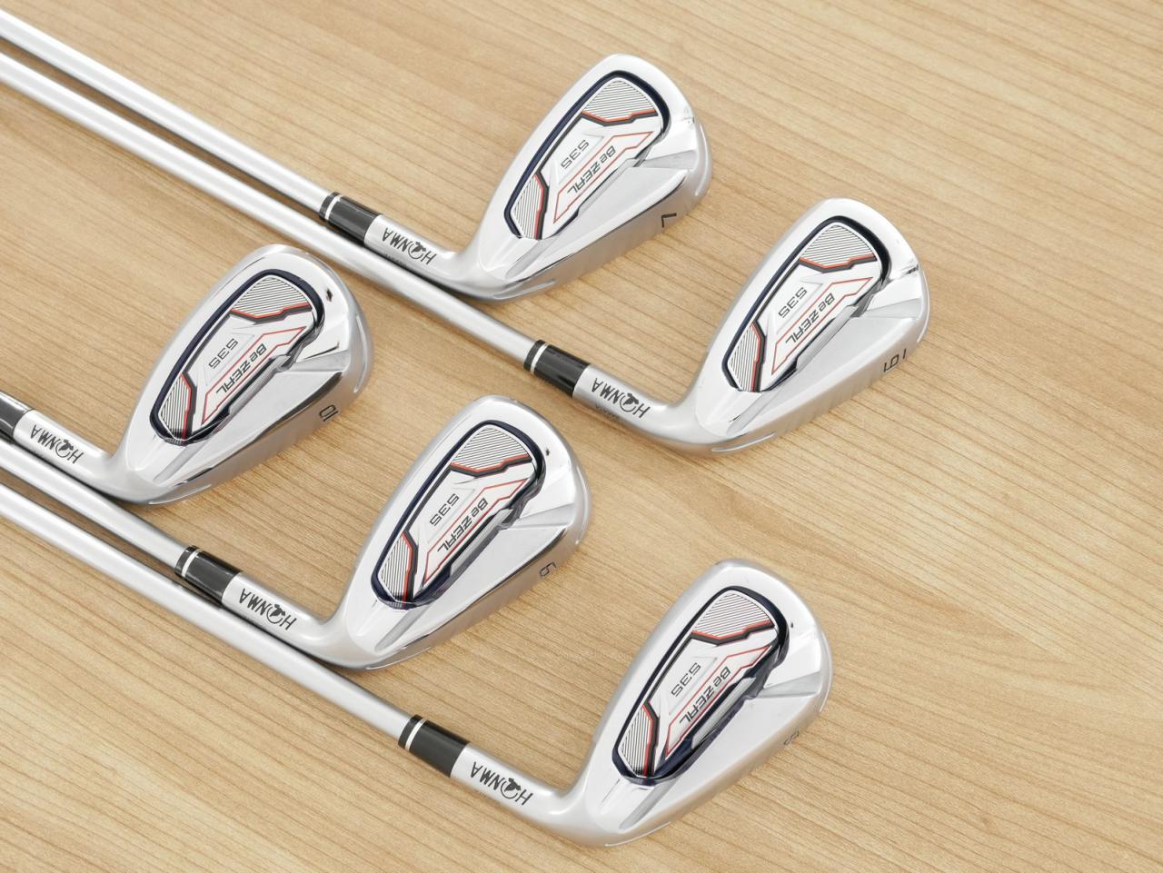 Iron set : Honma : ชุดเหล็ก Honma Bezeal 535 (ปี 2019 รุ่นนี้ใบใหญ่ที่สุดของ Honma) มีเหล็ก 6-10 (5 ชิ้น) ก้านกราไฟต์ Honma Vizard 48 Flex SR