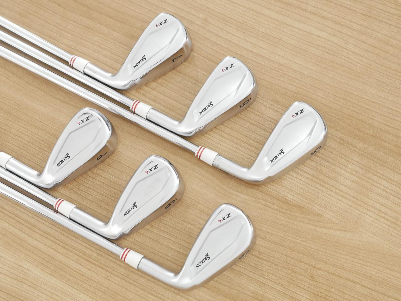 Iron set : Other Brand : ชุดเหล็ก Srixon ZX4 Face Forged (รุ่นปี 2021 ตีง่าย ไกล) มีเหล็ก 5-Pw (6 ชิ้น) ก้านเหล็ก Project X 6.0 Flex SX