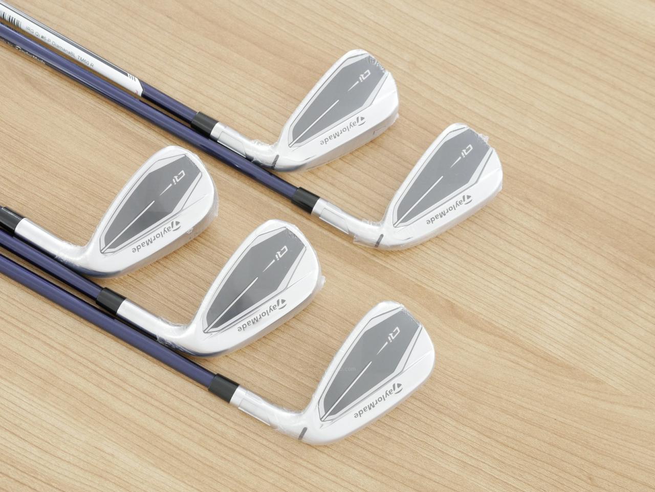 Iron set : Taylormade : **ของใหม่ ยังไม่แกะพลาสติก** ชุดเหล็ก Taylormade Qi (รุ่นล่าสุด ออกปี 2024 Japan Spec.) มีเหล็ก 6-Pw (5 ชิ้น) ก้านกราไฟต์ Mitsubishi Diamana TM60 Flex R