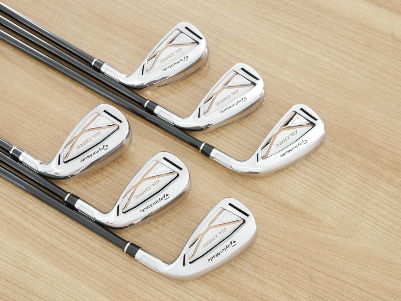 Iron set : Taylormade : ชุดเหล็ก Taylormade SIM GLOIRE (รุ่นปี 2021 รุ่นท๊อปสุด Japan Spec) มีเหล็ก 6-Pw,Aw (6 ชิ้น) ก้าน Fujikura Air Speeder Flex R