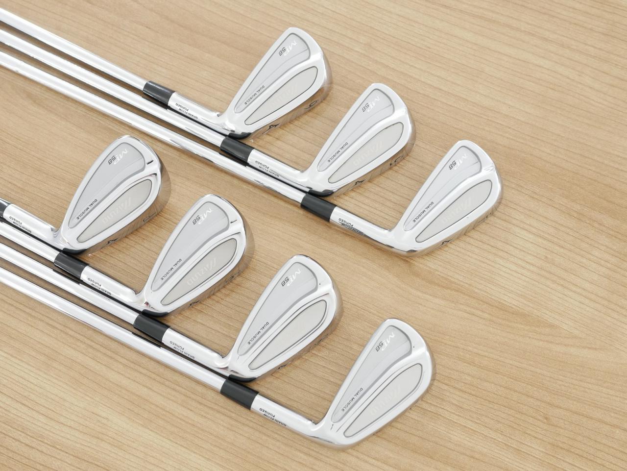 Iron set : Mizuno : ชุดเหล็ก Mizuno MP-58 (Forged) มีเหล็ก 4-Pw (7 ชิ้น) ก้านเหล็ก NS Pro 950 Flex SR