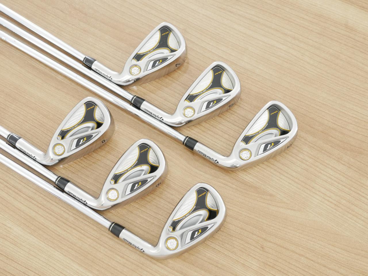 Iron set : Taylormade : ชุดเหล็ก Taylormade r7 DRAW มีเหล็ก 5-Pw (6 ชิ้น) ก้านเหล็ก Flex R