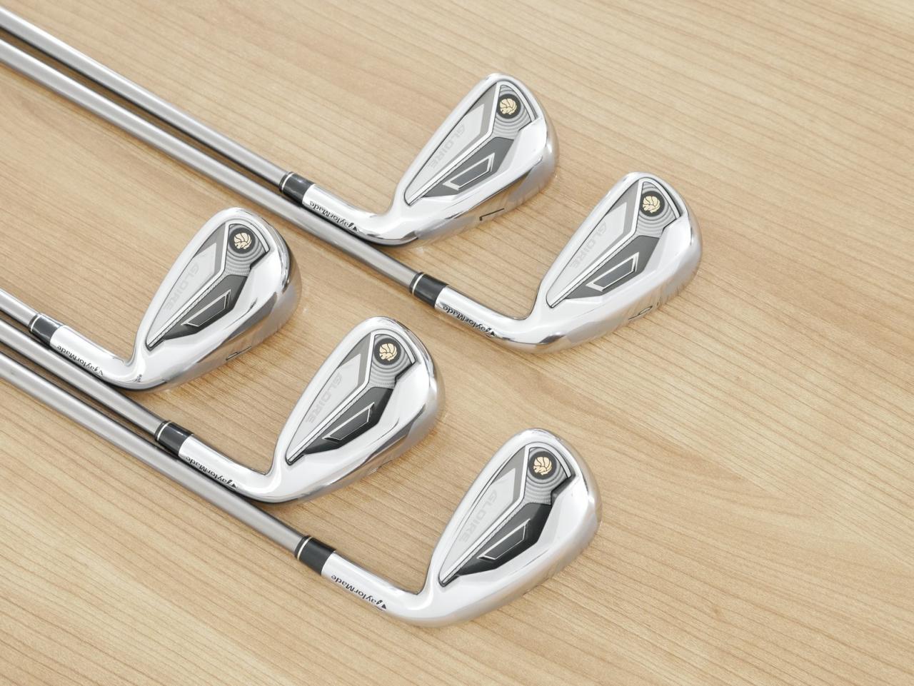 Iron set : Taylormade : ชุดเหล็ก Taylormade Gloire (รุ่นท๊อปสุด Japan Spec. ใบใหญ่ ตีง่าย ไกล) มีเหล็ก 6-Pw (5 ชิ้น) ก้านกราไฟต์ Flex R